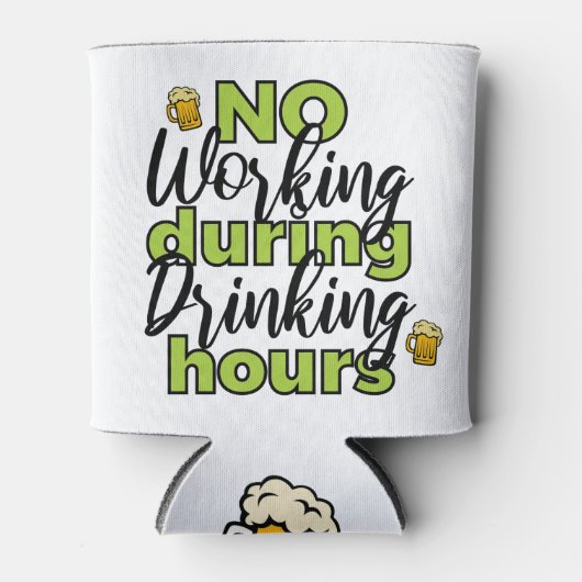 ビール時間中に作業なしクーラーボックス 缶クーラー (正面)