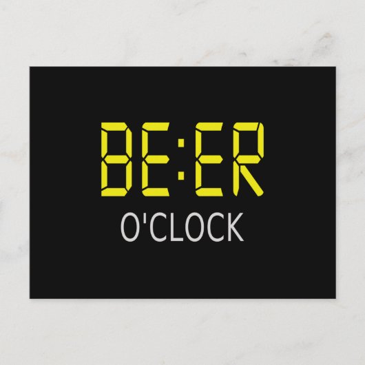 ビール時 ポストカード (正面)