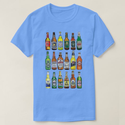 ビール最高のボトルT Tシャツ (デザイン正面)