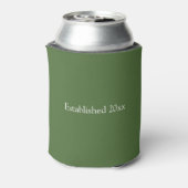 ビール最高の名パーソナライズされたの確定日 缶クーラー (缶裏面)