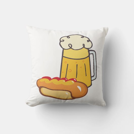 ビール枕 クッション (正面)
