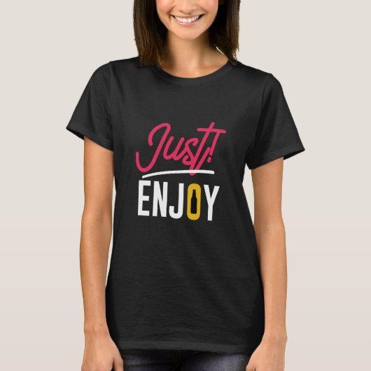 ビール楽しむだけで Tシャツ (正面)