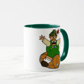 ビール樽のマグのドイツの人 マグカップ (正面右)