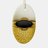 ビール泡エール琥珀ドリンク2 セラミックオーナメント (右)