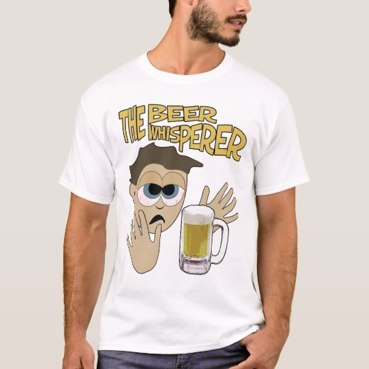 ビール泡立て Tシャツ (正面)