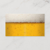 ビール泡詰めバーテンビール醸造所 名刺 (裏面)