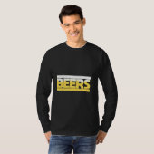 ビール泡飲みゲームチャンピオンビール愛好家パー Tシャツ (正面フル)