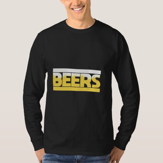ビール泡飲みゲームチャンピオンビール愛好家パー Tシャツ (正面)