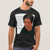 ビール泥棒よ Tシャツ (正面)