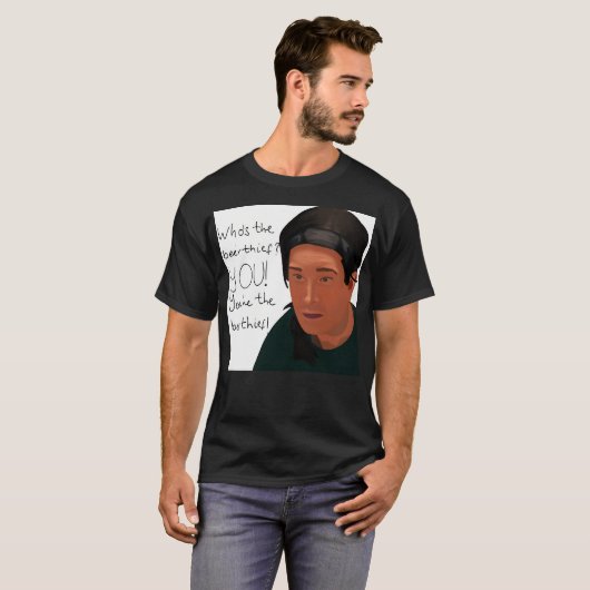 ビール泥棒よ Tシャツ (正面フル)