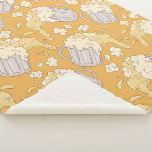 ビール漫画の継ぎ目のない模様のマグカップ。アルコールdr シェルパブランケット (3/4)