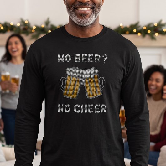 ビール無しでは浮かれない!ダサいセーター Tシャツ