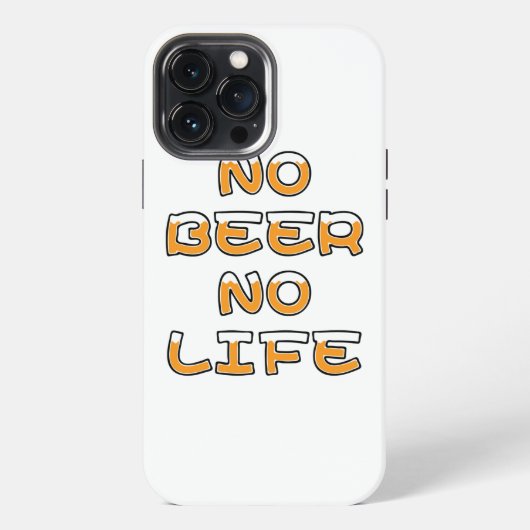 ビール無しでは生きられない iPhoneケース (裏面)