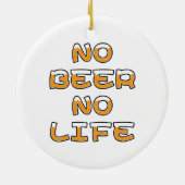 ビール無し セラミックオーナメント (裏面)
