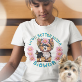 ビール片手に生きる方が怖い Tシャツ