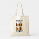 ビール瓶 楽しいビール トートバッグ (裏面)