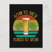 ビール生まれ醸造の仕事を余儀なくされる ポストカード (正面)