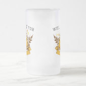 ビール用WILL GOLF |カスタマイズ可能 フロストグラスビールジョッキ (中央)