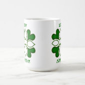 ビール監察官St patricksケルト十字・カバー コーヒーマグカップ (中央)