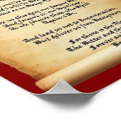 ビール祈りの言葉スプスタバーン ポスター (角)