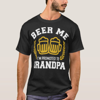 ビール私おじいちゃんに昇進した Tシャツ