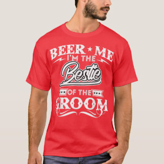ビール私は新郎のドリンカービールWの悩み Tシャツ