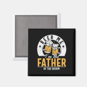 ビール私は新郎の父である – 結婚 Son マグネット (正面/裏面)