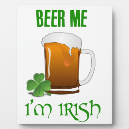 ビール私私はアイルランド語です フォトプラーク
