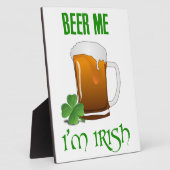 ビール私私はアイルランド語です フォトプラーク (側面)