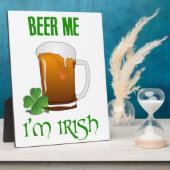 ビール私私はアイルランド語です フォトプラーク (側面)