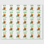 ビール私私はアイルランド語です ラッピングペーパー (フラット)