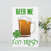 ビール私私はアイルランド語です 便箋 (スタンド正面)