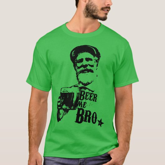 ビール私Bro Tシャツ (正面)