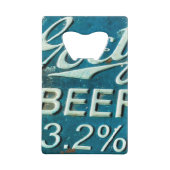 ビール素朴ボトルキャップ クレジットカード栓抜き (裏面)