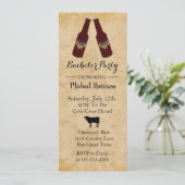 ビール素朴ボトルバチュラーパーティ招待状 案内状 (スタンド正面)