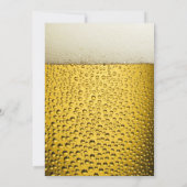 ビール紳士の独身パーティー招待状 招待状 (裏面)