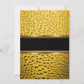 ビール紳士の誕生日パーティー 招待状 (裏面)