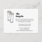 ビール結婚情報詳細エンクロージャカード エンクロージャーカード (正面)