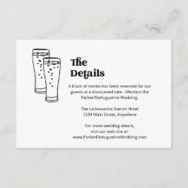 ビール結婚情報詳細エンクロージャカード エンクロージャーカード