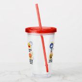 ビール絵文字 アクリルタンブラー (左)