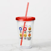 ビール絵文字 アクリルタンブラー (裏面)