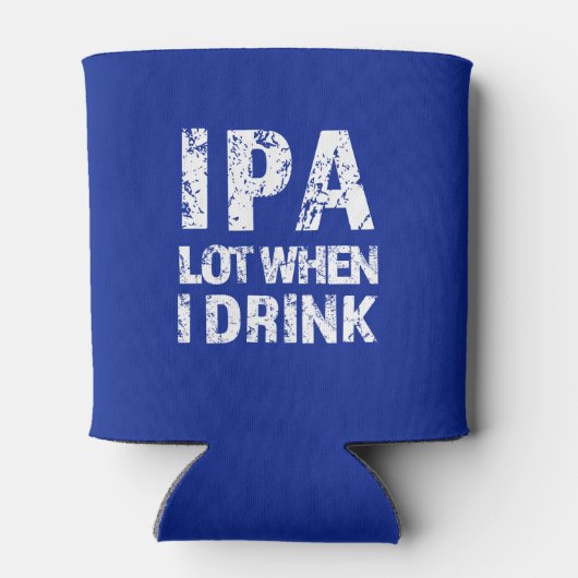ビール缶を飲むとIPAロおもしろいットが涼しい 缶クーラー (裏面)