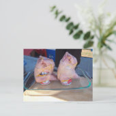 ビール缶キジ ポストカード (スタンド正面)