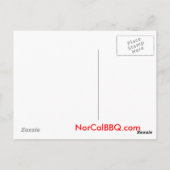 ビール缶キジ ポストカード (裏面)