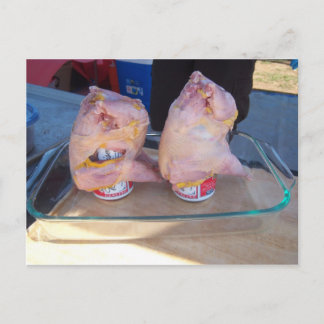 ビール缶キジ ポストカード