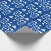 ビール缶クリスマスツリーラッピング紙B ラッピングペーパー (角)