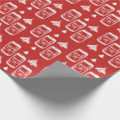 ビール缶クリスマスツリー ラッピングペーパー (角)