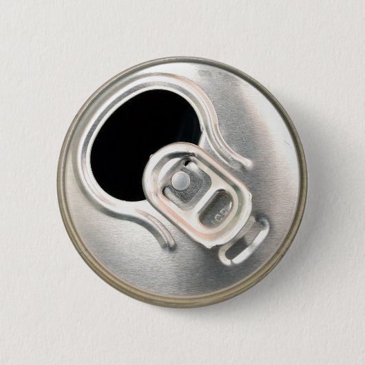 ビール缶トップオープン飲料金属容器 缶バッジ (正面)