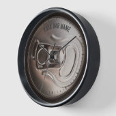 ビール缶パブまたはバーオーナー 壁時計 (傾斜)