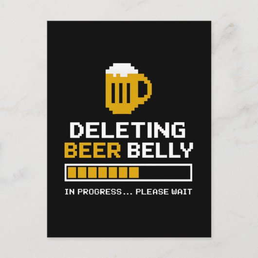 ビール腹の削除お待ちロードバー シーズンポストカード (正面)